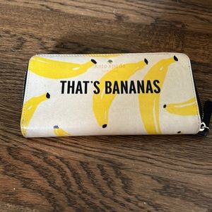 kate spade “that’s bananas” wallet